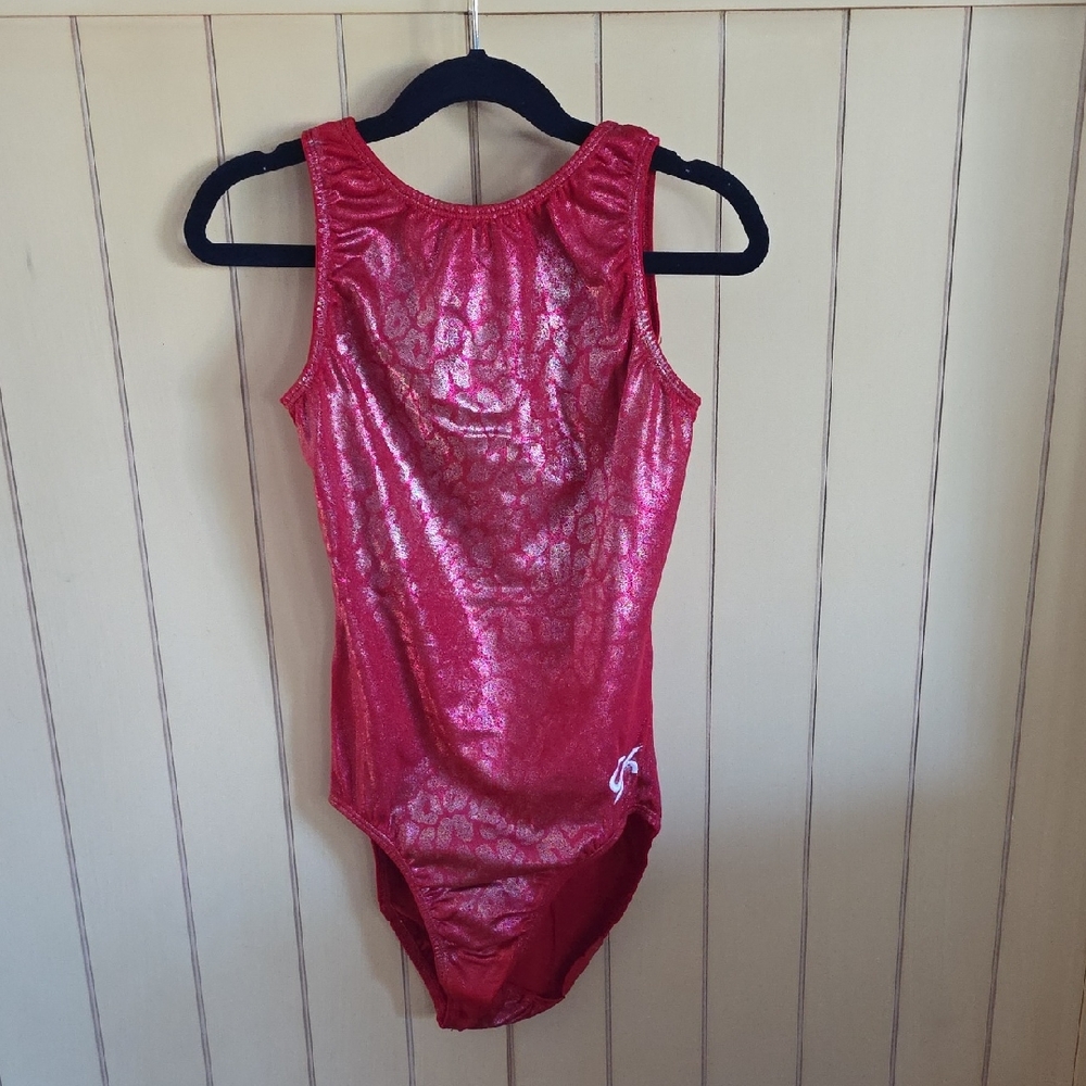 Red Shimmer Leotard